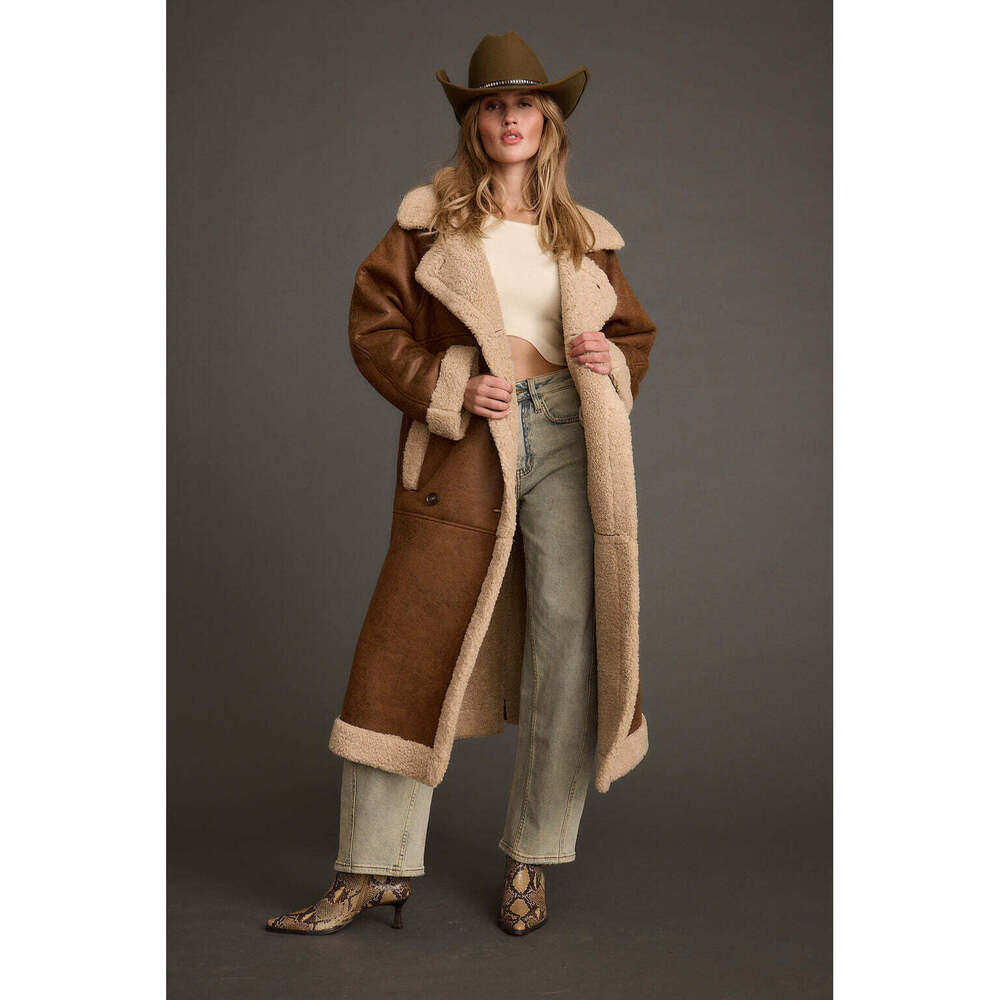 12th Tribe Livingston Brown Sherpa Coat Size SS